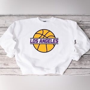 Los Angeles Lakers Basketball Crewneck